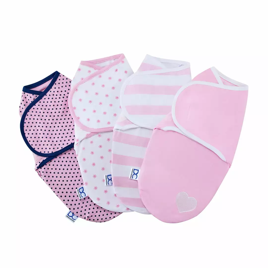 Delta Children Little Lambs Adjustable Swaddle Wrap - Size Extra Small, Fits Babies 0-3 Months/4-7 Lbs., 4-Pack Swaddles 4 Delta Children Little Lambs Adjustable Swaddle Wrap - Size Extra Small, Fits Babies 0-3 Months/4-7 Lbs., 4-Pack Swaddles