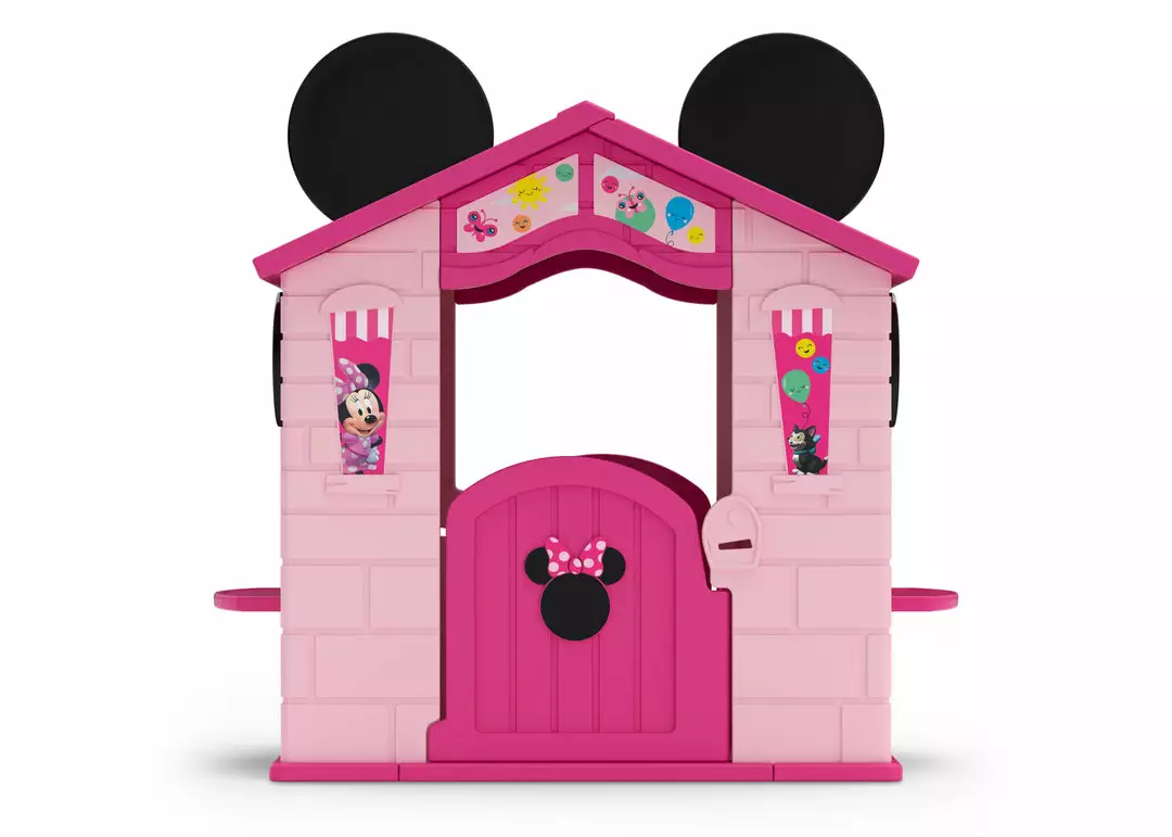 Delta Children Toys & Play Minnie Mouse Plastic Indoor/Outdoor Playhouse With Easy Assembly 6 Delta Children Toys & Play Minnie Mouse Plastic Indoor/Outdoor Playhouse With Easy Assembly