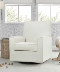 Delta Children What's New Sophie Nursery Glider Swivel Chair With LiveSmart Fabric