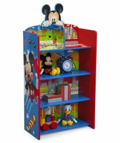 Delta Children Sale Mickey Mouse Wooden Playhouse 4-Shelf Bookcase For Kids
