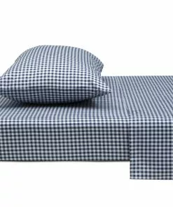 Delta Children Navy Gingham 3-Piece Twin Sheet Set 15 Delta Children Navy Gingham 3-Piece Twin Sheet Set
