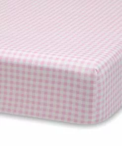 Delta Children Pink Gingham 3-Piece Twin Sheet Set What's New