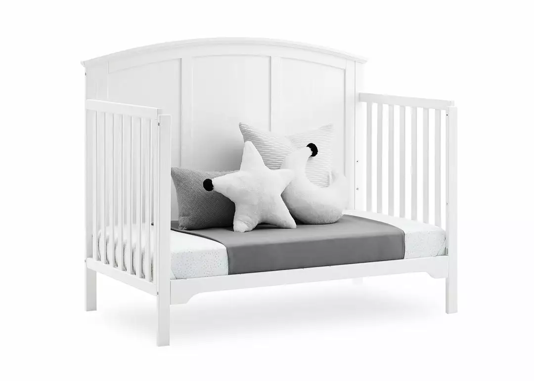 Delta Children Sweet Beginnings Sage Curve Top 6-in-1 Convertible Crib 25 Delta Children Sweet Beginnings Sage Curve Top 6-in-1 Convertible Crib