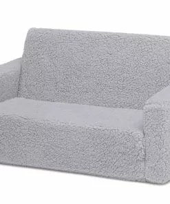 Delta Children Cozee Flip-Out Sherpa 2-in-1 Convertible Sofa To Lounger For Kids 23 Delta Children Cozee Flip-Out Sherpa 2-in-1 Convertible Sofa To Lounger For Kids