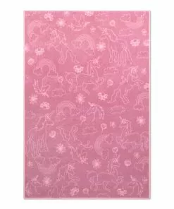 Delta Children Unicorn Rectangle Area Rug For Kids, 39-Inch X 59-Inch Rugs