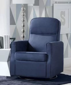 Delta Children Clair Slim Nursery Glider Swivel Rocker Chair Gliders & Rocking Chairs