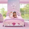 Delta Children Princess Upholstered Twin Bed