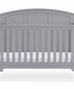 Delta Children Sweet Beginnings Sage Curve Top 6-in-1 Convertible Crib