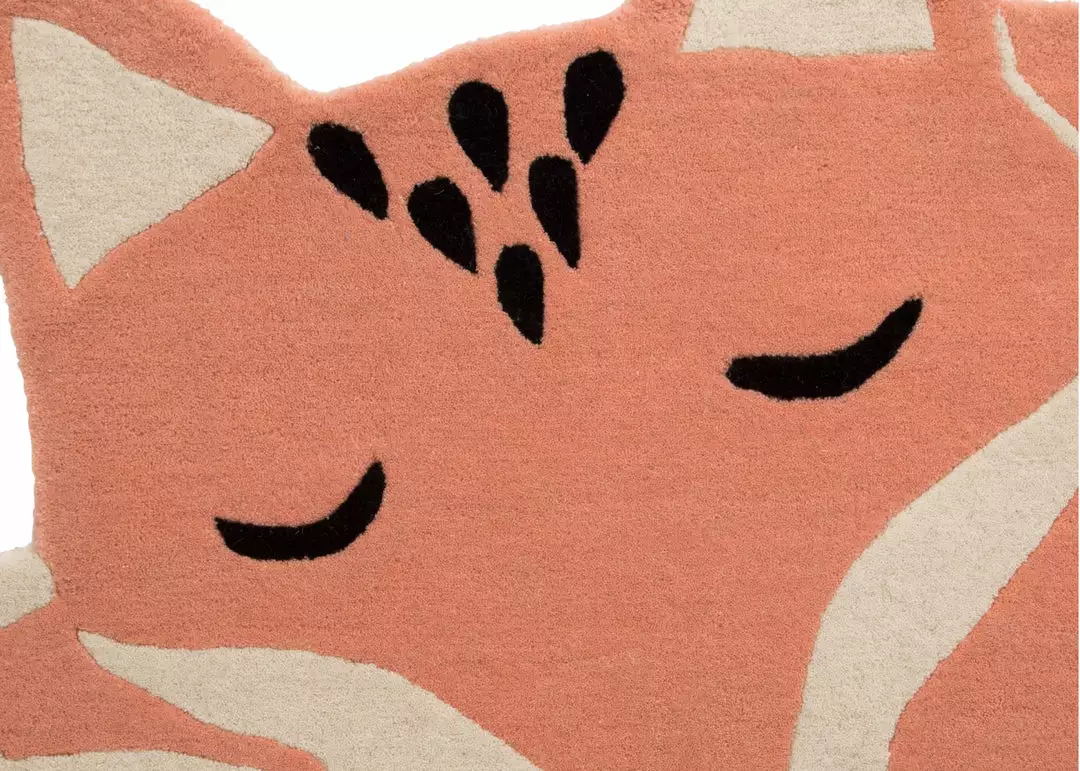 Delta Children Hand-Tufted 100% Wool Fox Rug Rugs 5 Delta Children Hand-Tufted 100% Wool Fox Rug Rugs