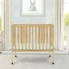 Delta Children Folding Portable Mini Baby Crib With 1.5-inch Mattress Baby Cribs