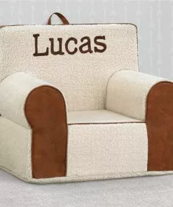 Delta Children Personalized Deluxe Cozee Sherpa And Faux Leather Chair For Kids Personalization 9 Delta Children Personalized Deluxe Cozee Sherpa And Faux Leather Chair For Kids Personalization
