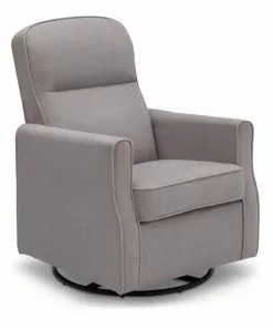 Delta Children Clair Slim Nursery Glider Swivel Rocker Chair Gliders & Rocking Chairs