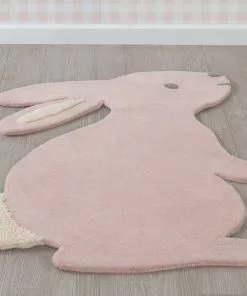 Delta Children Hand-Tufted 100% Wool Bunny Rug Rugs