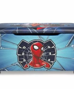 Delta Children Spider-Man Upholstered Storage Bench For Kids