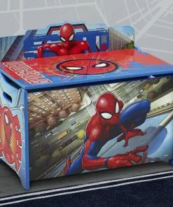 Delta Children Spider-Man Deluxe Toy Box 11 Delta Children Spider-Man Deluxe Toy Box