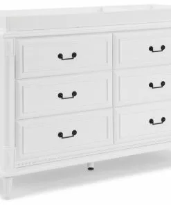 Simmons Kids Juliette 6 Drawer Dresser With Changing Top Dressers & Changing Tables