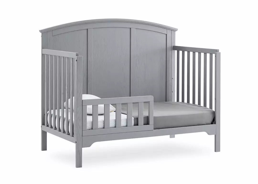Delta Children Sweet Beginnings Sage Curve Top 6-in-1 Convertible Crib 6 Delta Children Sweet Beginnings Sage Curve Top 6-in-1 Convertible Crib