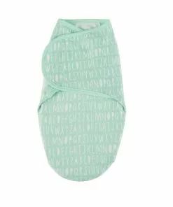Delta Children Little Lambs Adjustable Swaddle Wrap - Size Large, Fits Babies 3-6 Months/14-18 Lbs.